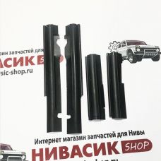 Накладки порогов нива лада 3д